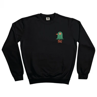 THE DUDES BIRD HEAD CLASSIC SWEATSHIRT BLACK