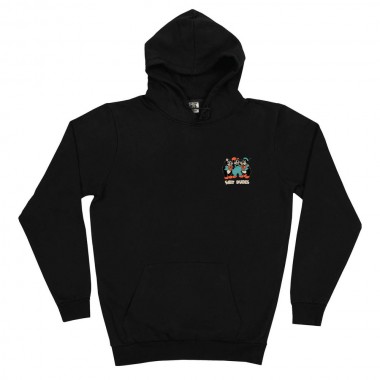 THE DUDES BIG BAD WOLF PREMIUM CLASSIC HOODIE BLACK