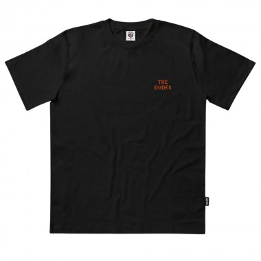 THE DUDES BACON & CHEESE CLASSIC T-SHIRT BLACK