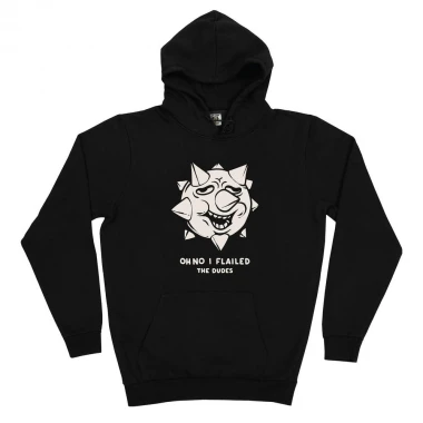 THE DUDES I FLAILED CLASSIC HOODIE BLACK