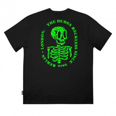 THE DUDES RECKLESS NEON CLASSIC PREMIUM T-SHIRT BLACK