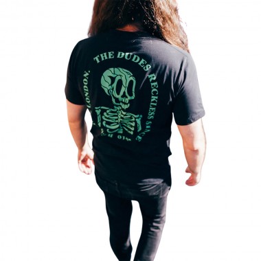 THE DUDES RECKLESS NEON CLASSIC PREMIUM T-SHIRT BLACK