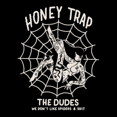 THE DUDES BLACK WEB CLASSIC LS T-SHIRT BLACK