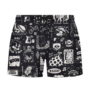 THE DUDES FLASHY PATTERN SWIM SHORTS MULTICOLOR