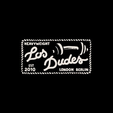 THE DUDES LOS DUDES LABEL CLASSIC HEAVYWEIGHT SWEATSHIRT BLACK