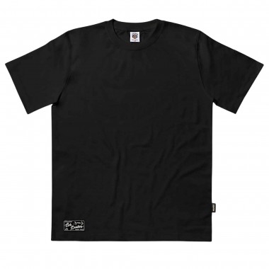 THE DUDES LOS DUDES LABEL CLASSIC HEAVYWEIGHT T-SHIRT BLACK