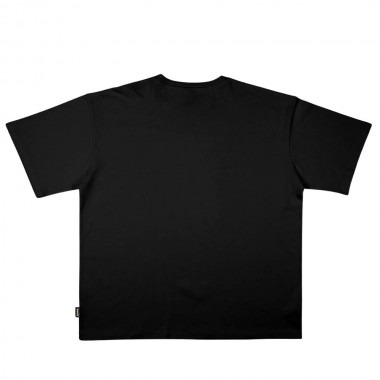 THE DUDES LOS DUDES LABEL CLASSIC OS HEAVYWEIGHT T-SHIRT BLACK