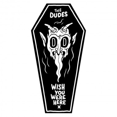 THE DUDES COFFIN BEACH TOWEL BLACK