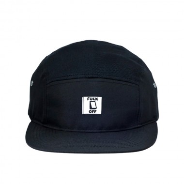 THE DUDES SWITCH STRUCTURED 5 PANEL CAP BLACK