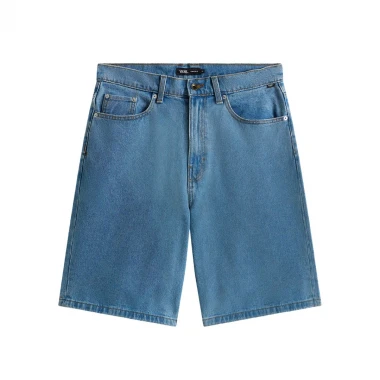 VANS CHECK-5 BAGGY DENIM SHORTS STONEWASH/BLUE