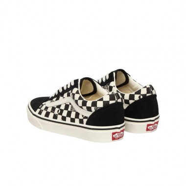 VANS OLD SKOOL GEO CHECK K SHOES BLACK