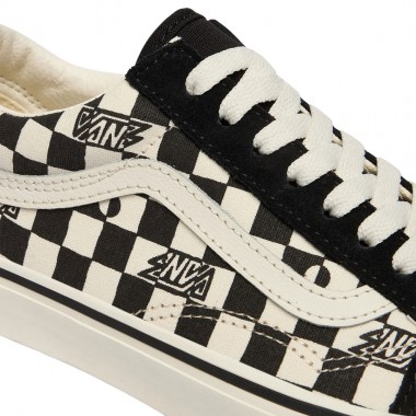VANS OLD SKOOL GEO CHECK K SHOES BLACK