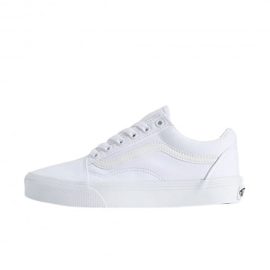 VANS OLD SKOOL K SHOES TRUE WHITE