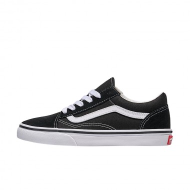 VANS OLD SKOOL K SHOES BLACK/WHITE
