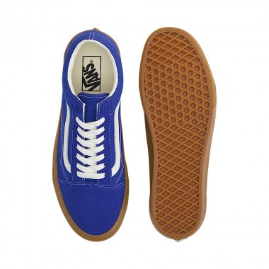 VANS OLD SKOOL GUM SHOES ROYAL COBALT