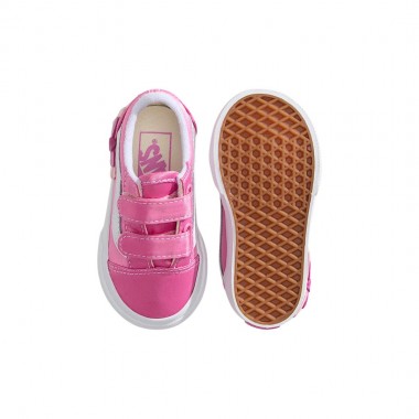 VANS OLD SKOOL V BOW TOD SHOES PINK FIZZ