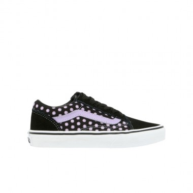 VANS OLD SKOOL FLORAL EMBROIDERY JR SHOES PURPLE