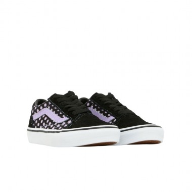 VANS OLD SKOOL FLORAL EMBROIDERY JR SHOES PURPLE