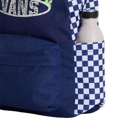 VANS OLD SKOOL GROM BACKPACK CHECKERBOARD DEEP INDIGO