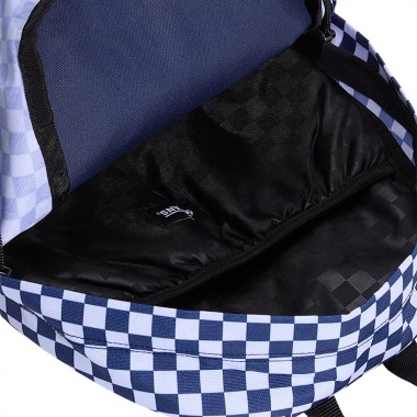 VANS OLD SKOOL GROM BACKPACK CHECKERBOARD DEEP INDIGO