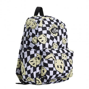 VANS OLD SKOOL GROM BACKPACK CHECKERBOARD WHITE/BLACK