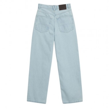 VANS CHECK-5 LOOSE K DENIM PANTS BLUE ICE