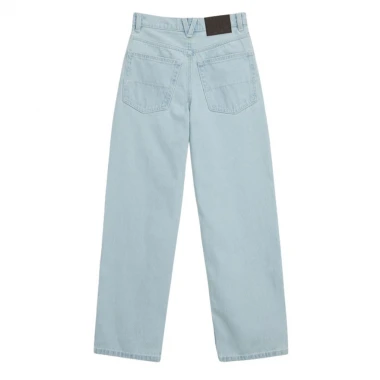 VANS CHECK-5 LOOSE K DENIM PANTS BLUE ICE