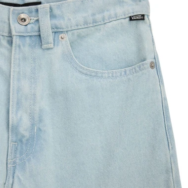 VANS CHECK-5 LOOSE K DENIM PANTS BLUE ICE