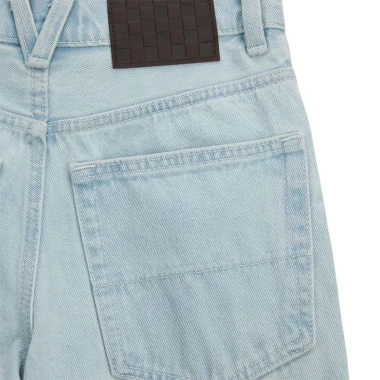 VANS CHECK-5 LOOSE K DENIM PANTS BLUE ICE
