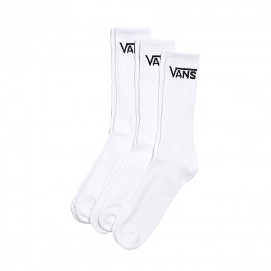 VANS CLASSIC K CREW SOCKS 3PACK WHITE