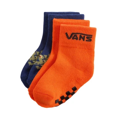 VANS CLASSIC INF CREW SOCKS 2PACK CHECKERBOARD DEEP INDIGO