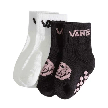VANS CLASSIC INF CREW SOCKS 2PACK CHECKERBOARD MISTY MAUVE