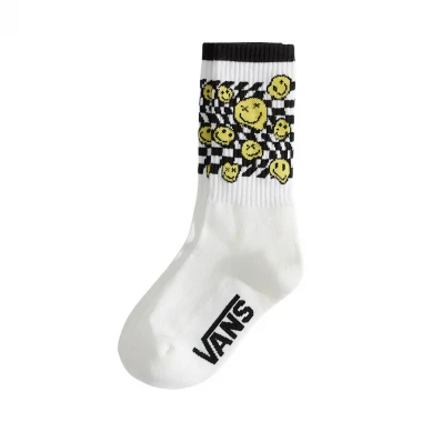 VANS TICKER CREW K SOCKS CHECKERBOARD WHITE