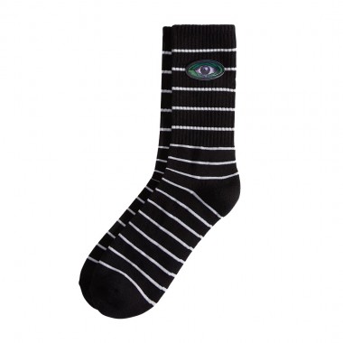 VANS LX WRECKPACK EYE CREW SOCKS BLACK