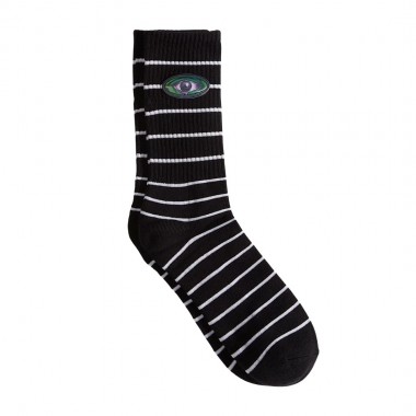 VANS LX WRECKPACK EYE CREW SOCKS BLACK