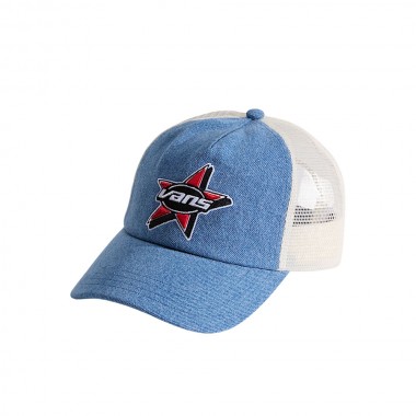 VANS MARKED JOCKEY TRUCKER CAP STONEWASH/BLUE