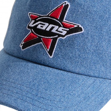 VANS MARKED JOCKEY TRUCKER CAP STONEWASH/BLUE