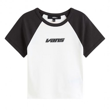 VANS CLARE W BABY TEE TRUE WHITE/BLAC