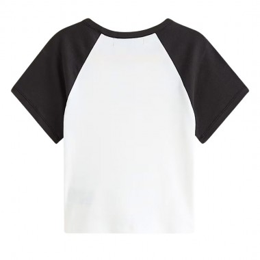 VANS CLARE W BABY TEE TRUE WHITE/BLAC