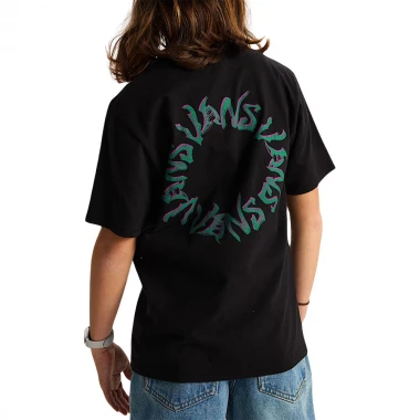 VANS WILD CIRCLE K TEE BLACK