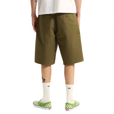 VANS AUTHENTIC CHINO LOOSE SHORTS MOSSY OLIVE