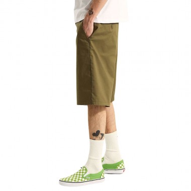 VANS AUTHENTIC CHINO LOOSE SHORTS MOSSY OLIVE