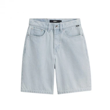 VANS CHECK-5 BAGGY K DENIM SHORTS BLUE ICE