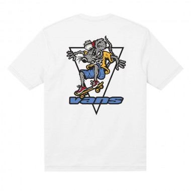 VANS RAD RAT K TEE WHITE