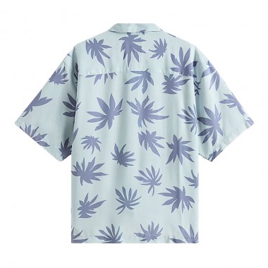 VANS VAN DOREN PRINTED CAMP SHIRT DAWN MIST