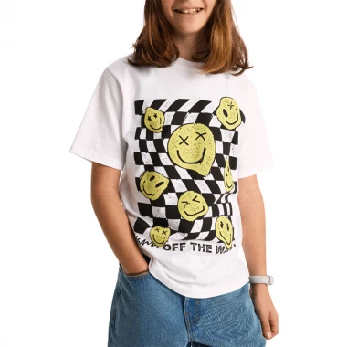 VANS TWISTED JOY K TEE WHITE