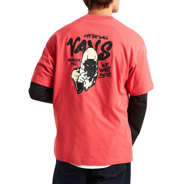 VANS REPEAR SAM LOOSE TEE CRIMSON HAZE