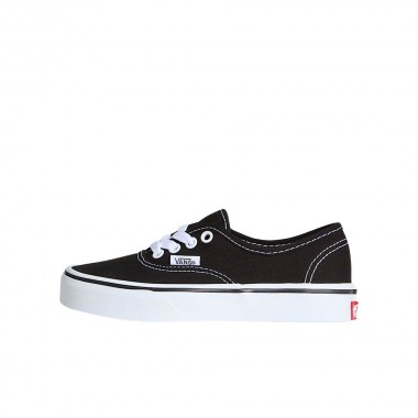 VANS AUTHENTIC K SHOES BLACK/TRUE WHITE