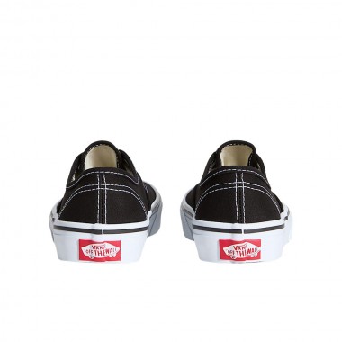 VANS AUTHENTIC K SHOES BLACK/TRUE WHITE