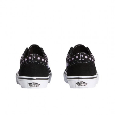 VANS OLD SKOOL FLORAL EMBROIDERY K SHOES PURPLE